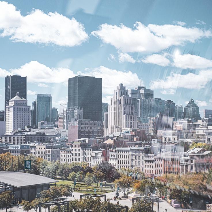 City skyline in Lille, France